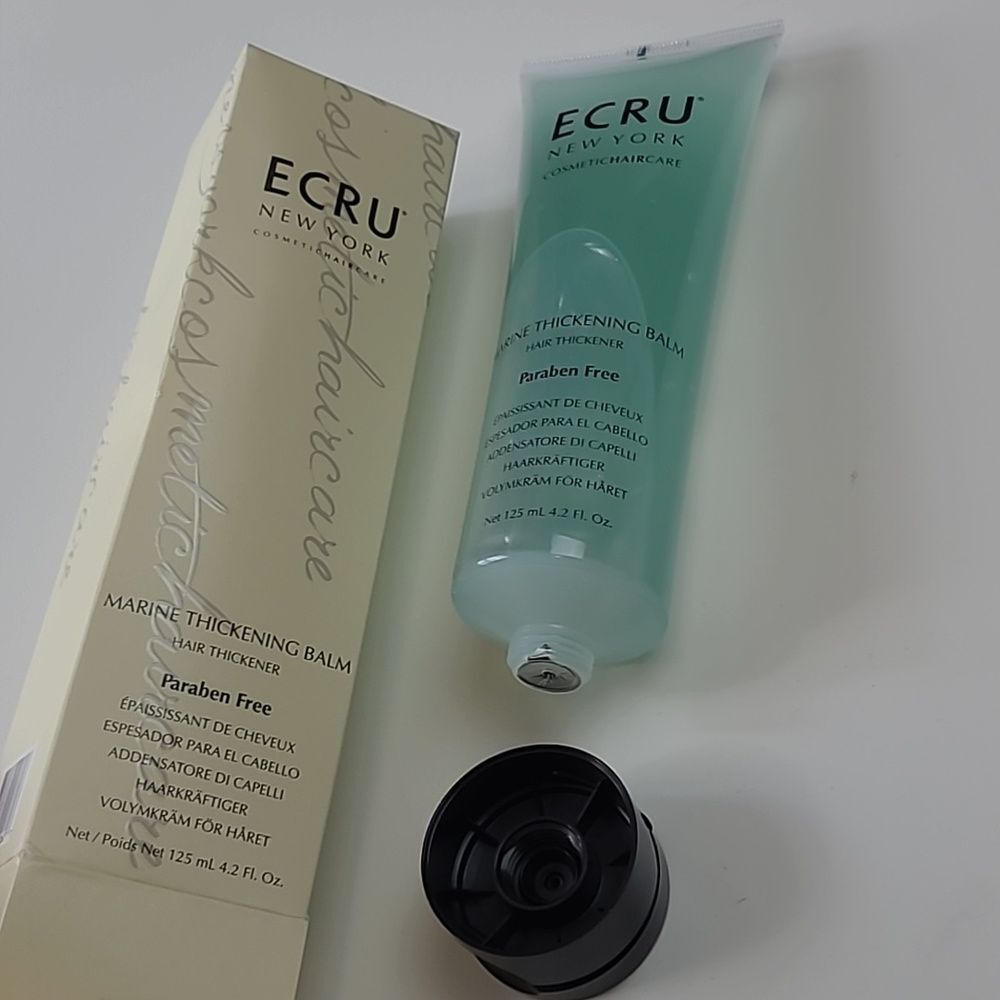 NEW ECRU New York HAIR THICKENING BALM PARABEN FREE THINNING HAIR 4.2 OZ NWT